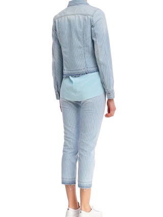 Голубая куртка MARC CAIN: фото 2 - Invogue